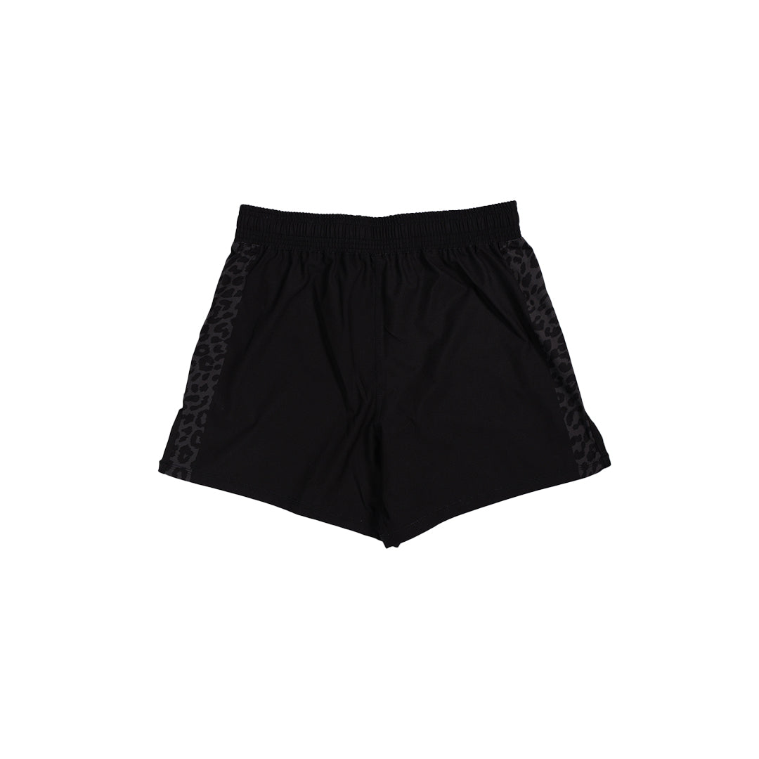 MA1 Black Jag Hybrid Cut MMA Shorts for grappling and striking