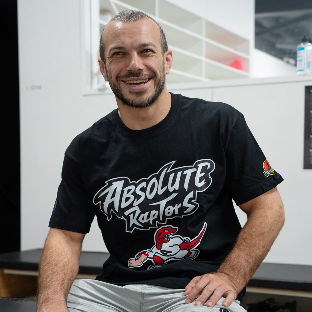 MA1 Absolute MMA Raptors Cotton Oversized Black Tee