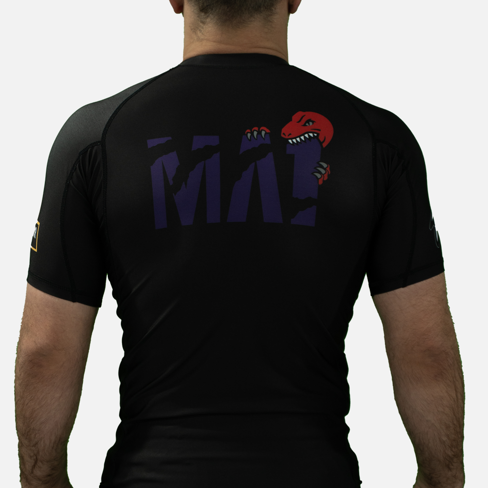 MA1 Absolute Raptors Black Short Sleeve Rashguard - product photo 2