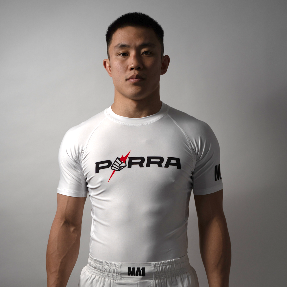 MA1 Porra White Short Sleeve Rashguard
