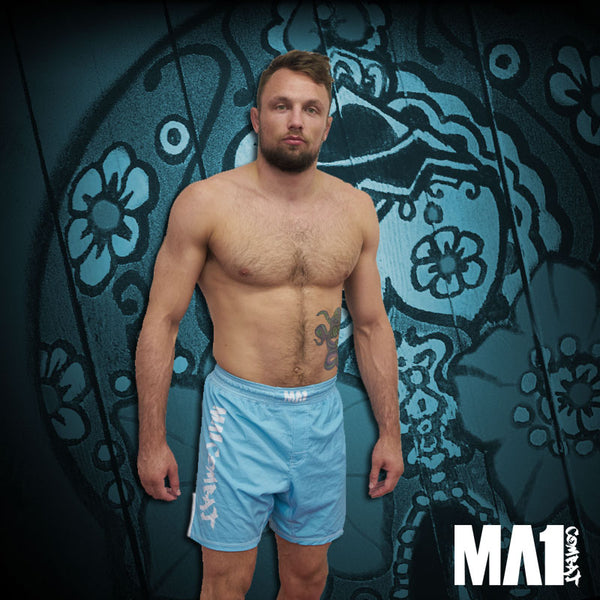 MA1 Combat Basic Aqua MMA Shorts