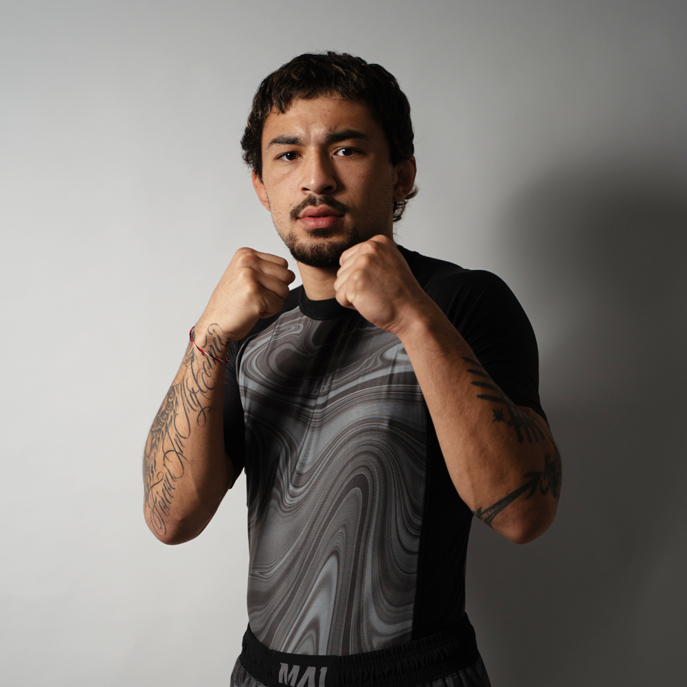 MA1 Liquid Black Short Sleeve Rashguard