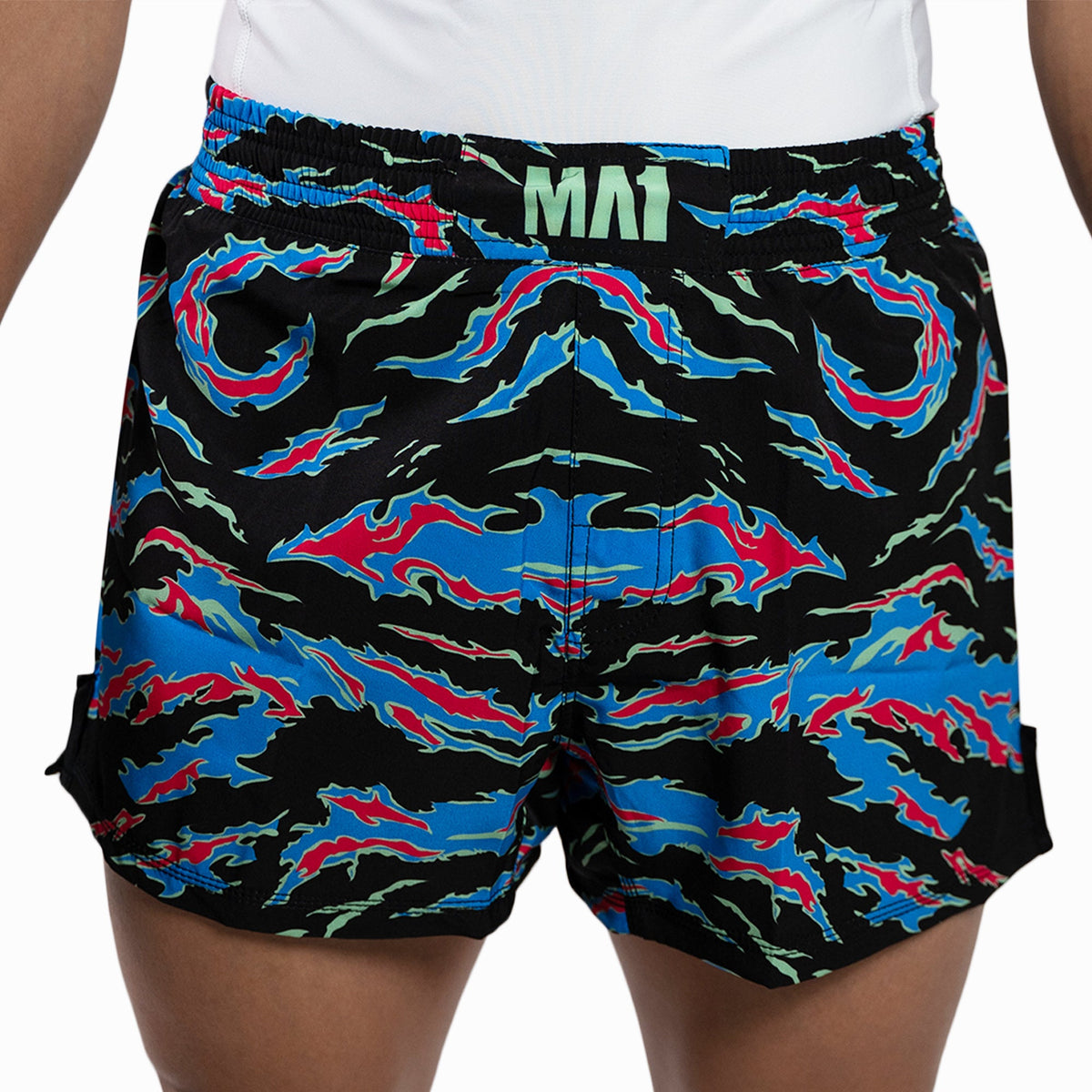 MA1 Camo Fire High Cut MMA Shorts - Inspired by Craig Jones - product photo 2