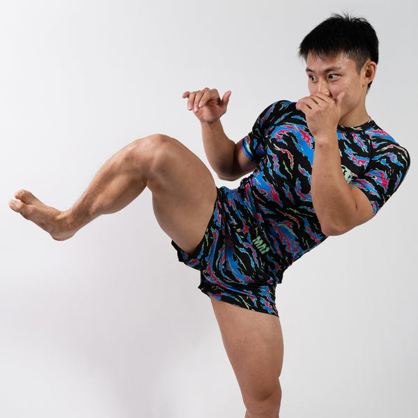 MA1 Camo Fire Short Sleeve Rashguard - product photo 6