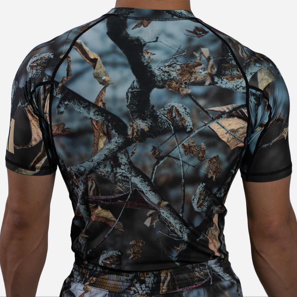 MA1 Hillbilly Camo Short Sleeve Rash Guard - product photo 4
