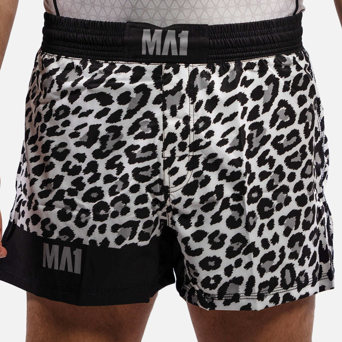 MA1 Craig Jones Snow Leopard High Cut MMA Shorts - product photo 2