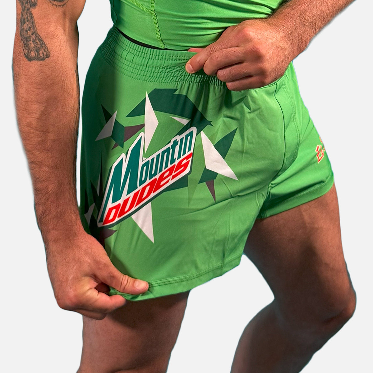 MA1 El Segundo Mountain Dude High Cut MMA Shorts - product photo 2