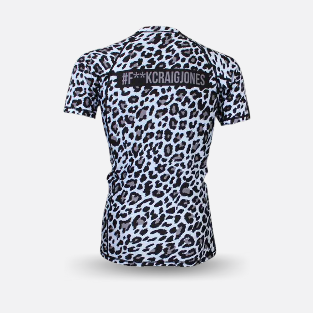 MA1 #F**kCraigJones Snow Leopard Rash Guard