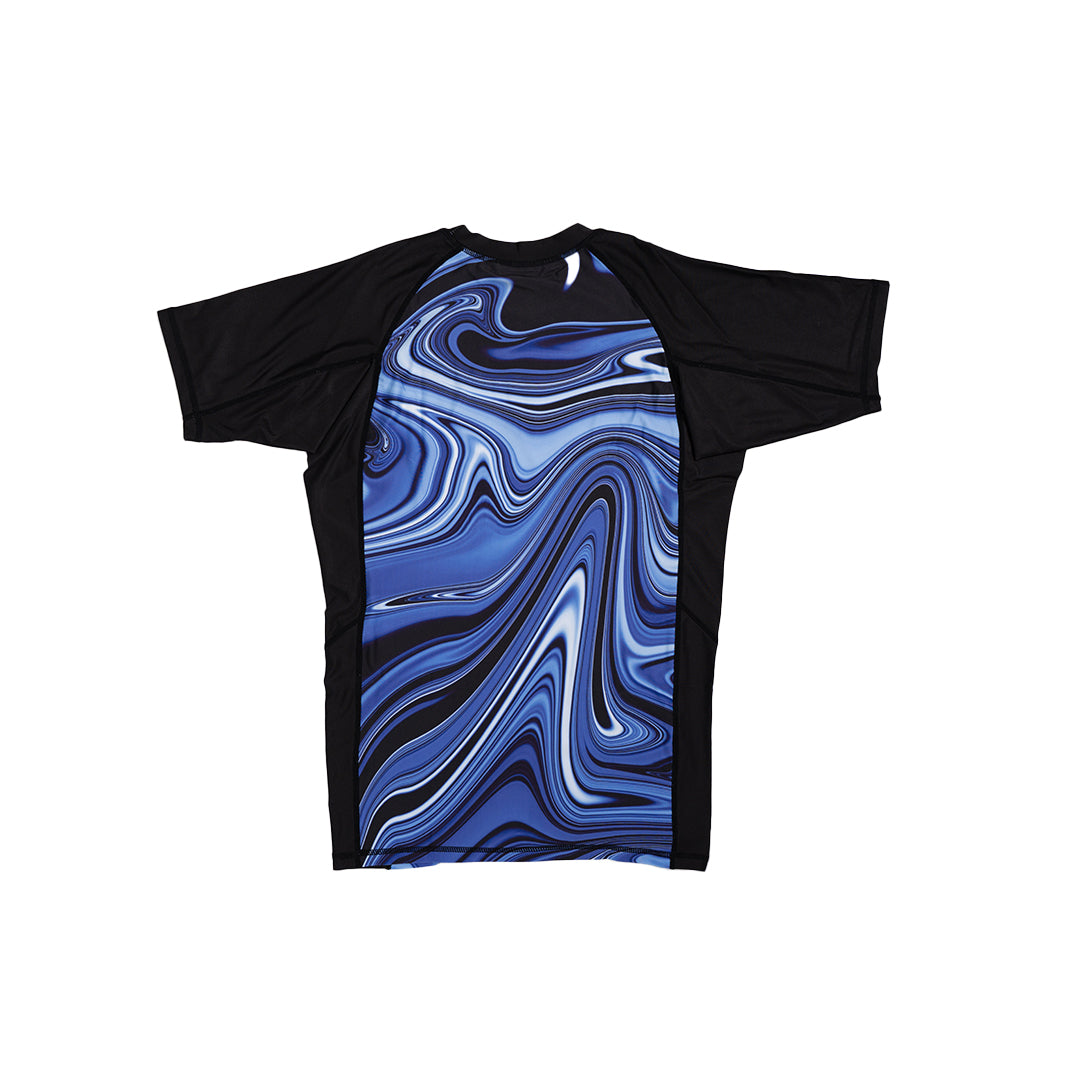 MA1 Liquid Blue Short Sleeve Rashguard