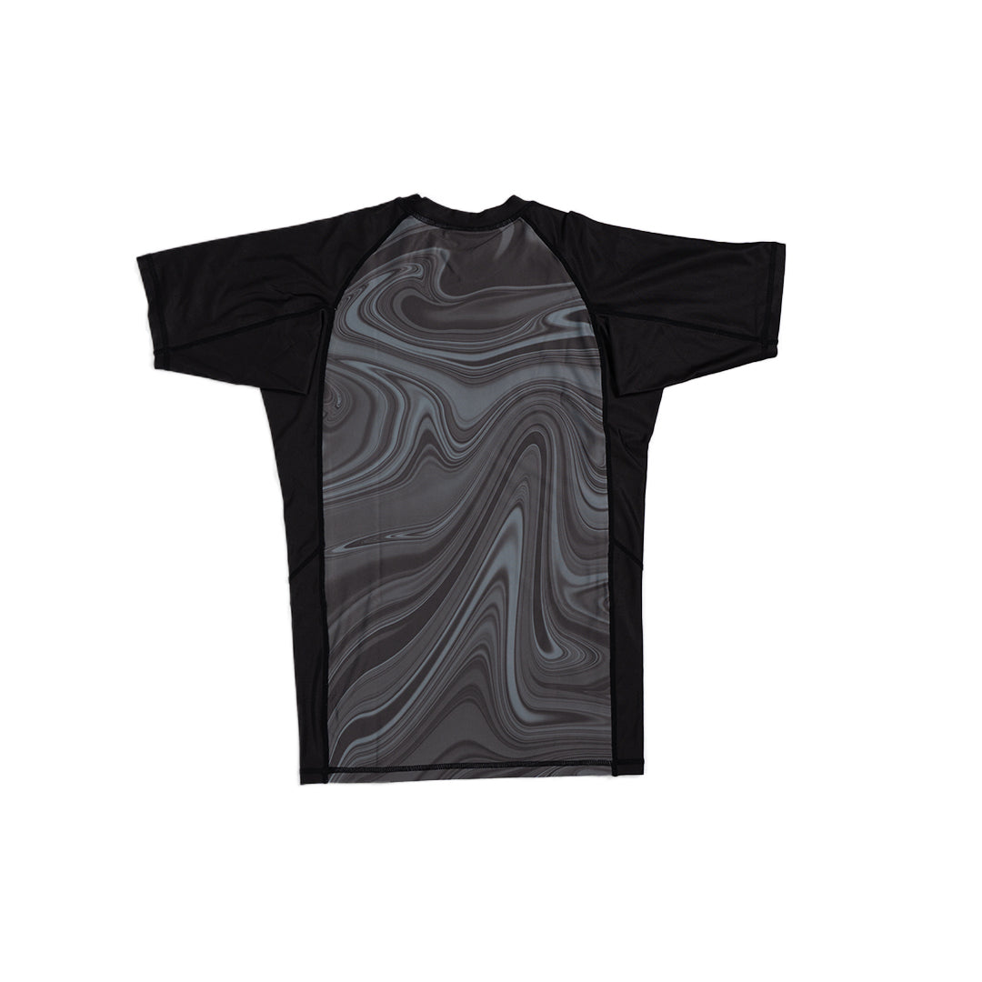 MA1 Liquid Black Short Sleeve Rashguard