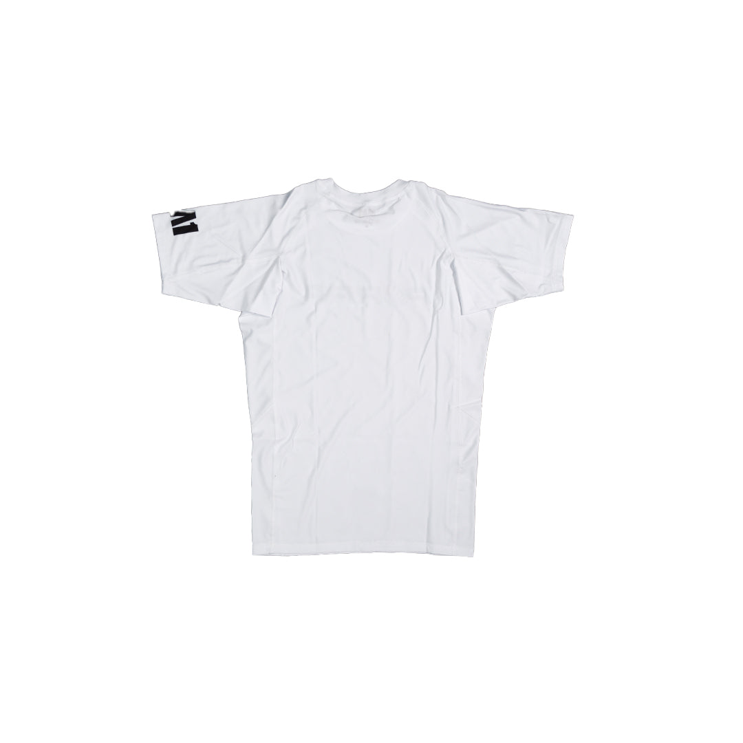 MA1 Porra White Short Sleeve Rashguard
