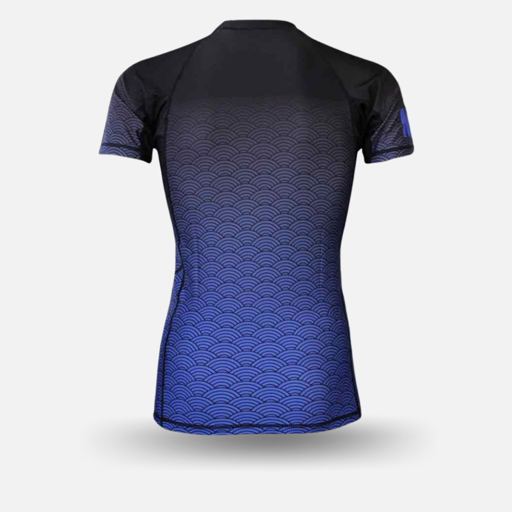 MA1 Short Sleeve Rash Guard - Wagara Blue - product photo 5