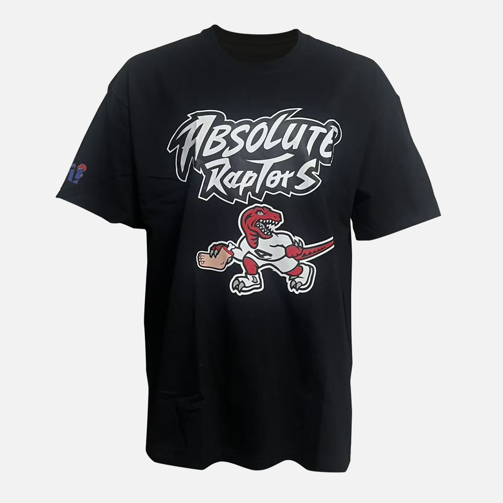 MA1 Absolute MMA Raptors Cotton Oversized Black Tee