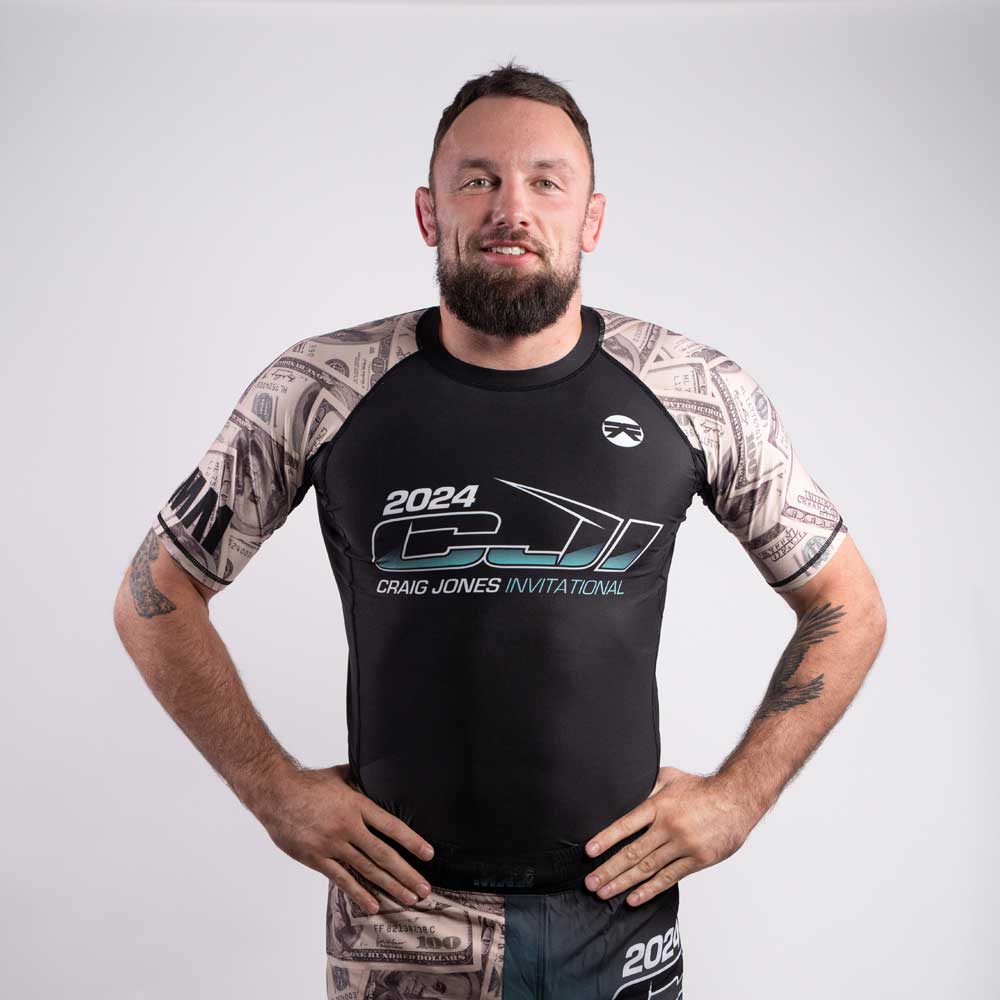 MA1 Craig Jones Invitational CJI 2024 Black Rashguard
