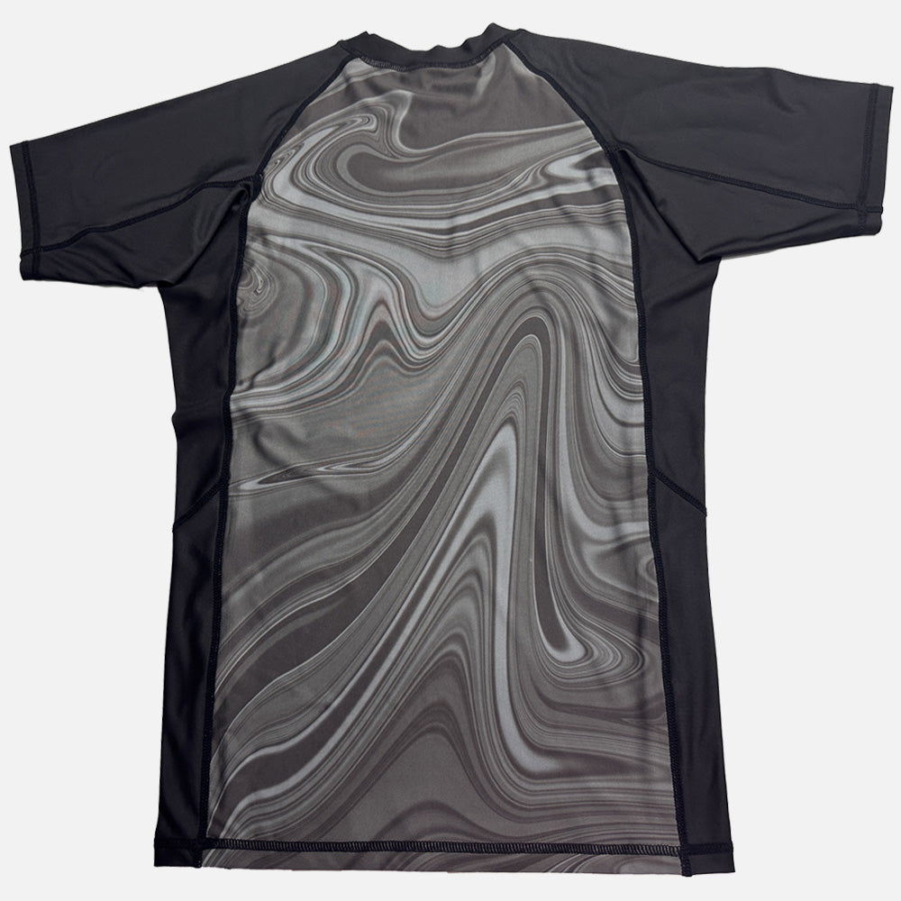 MA1 Liquid Black Short Sleeve Rashguard