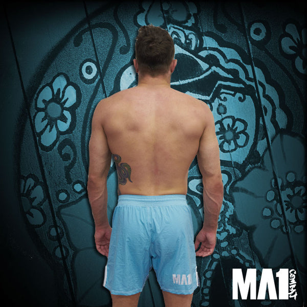 MA1 Combat Basic Aqua MMA Shorts