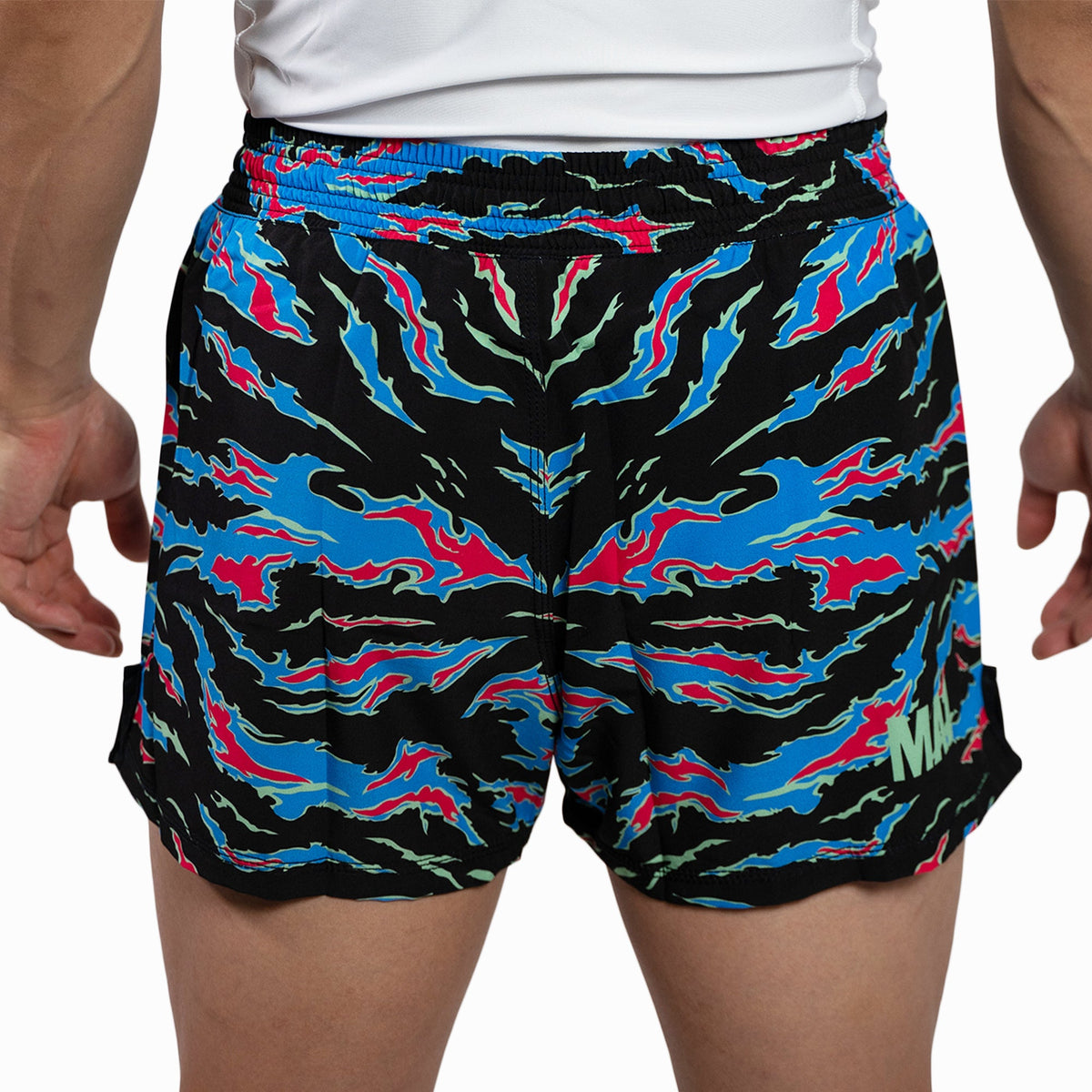MA1 Camo Fire High Cut MMA Shorts - Inspired by Craig Jones - product photo 4