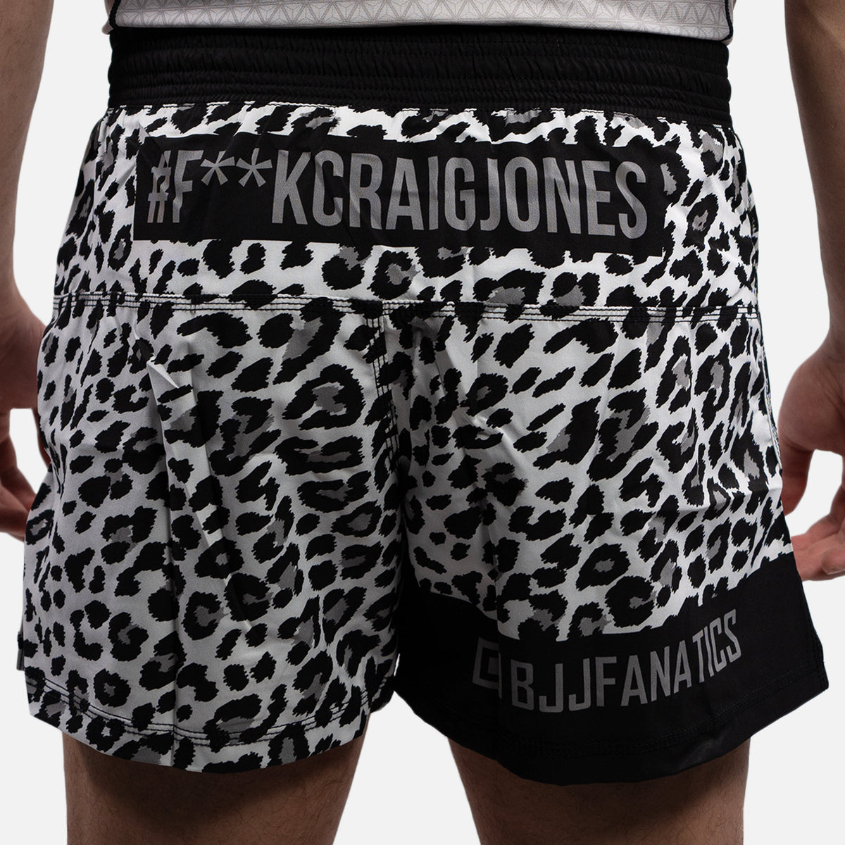 MA1 Craig Jones Snow Leopard High Cut MMA Shorts - product photo 4