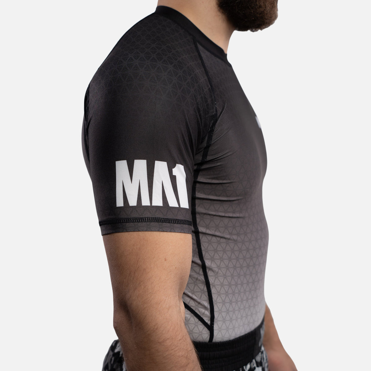 MA1 Short Sleeve Rash Guard - Wagara White - product photo 3